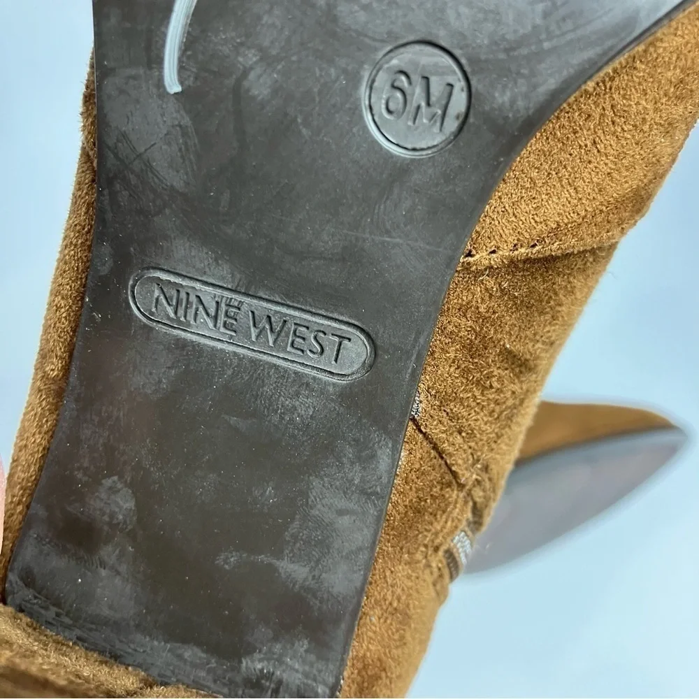 Nine West pull on boots pointed toe size 6‎